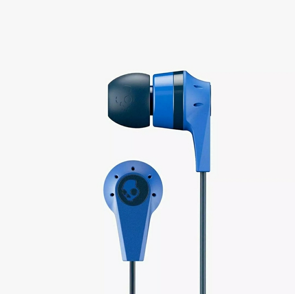 Skullcandy Blue Ink'd In-Ear Buds Wireless Headset - Picture 3 of 4